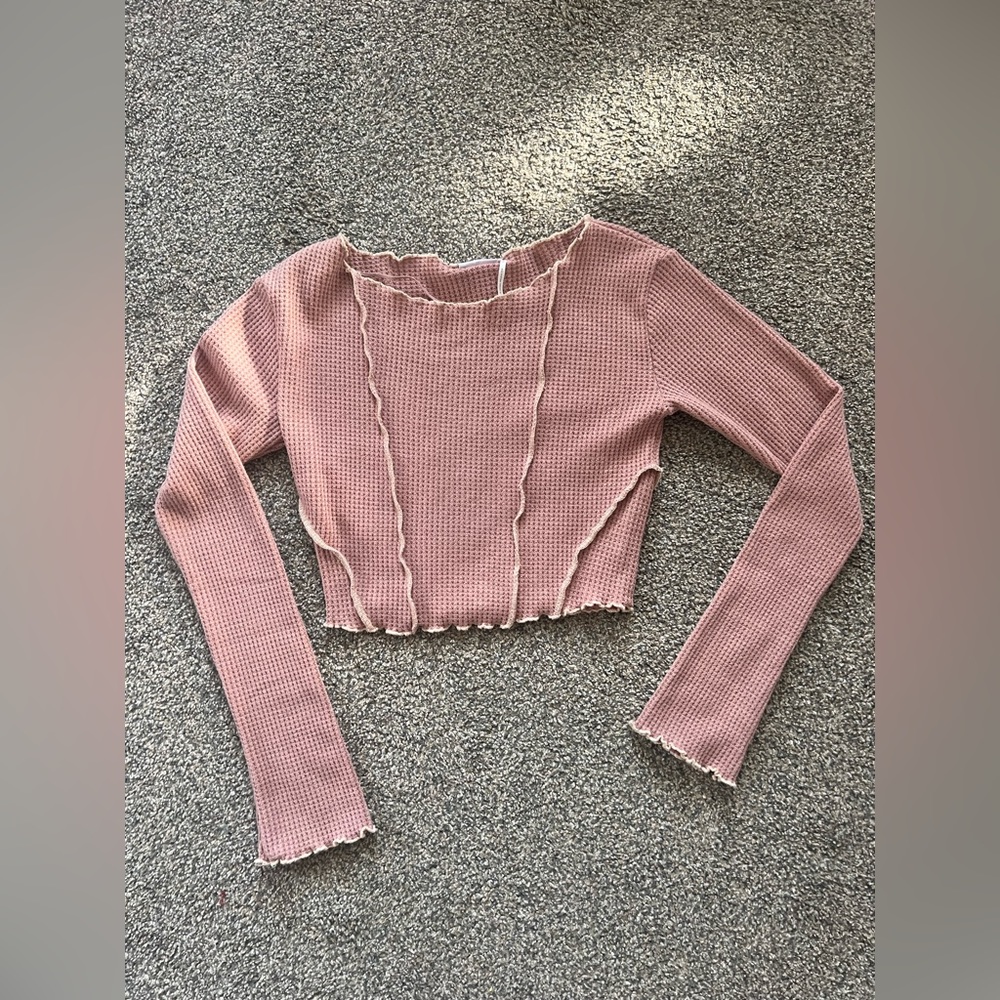 Urban out from under cropped long sleeve